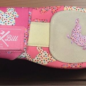 Flat Bill Iced Animal Cookie Sliding Mitt Pink NEW